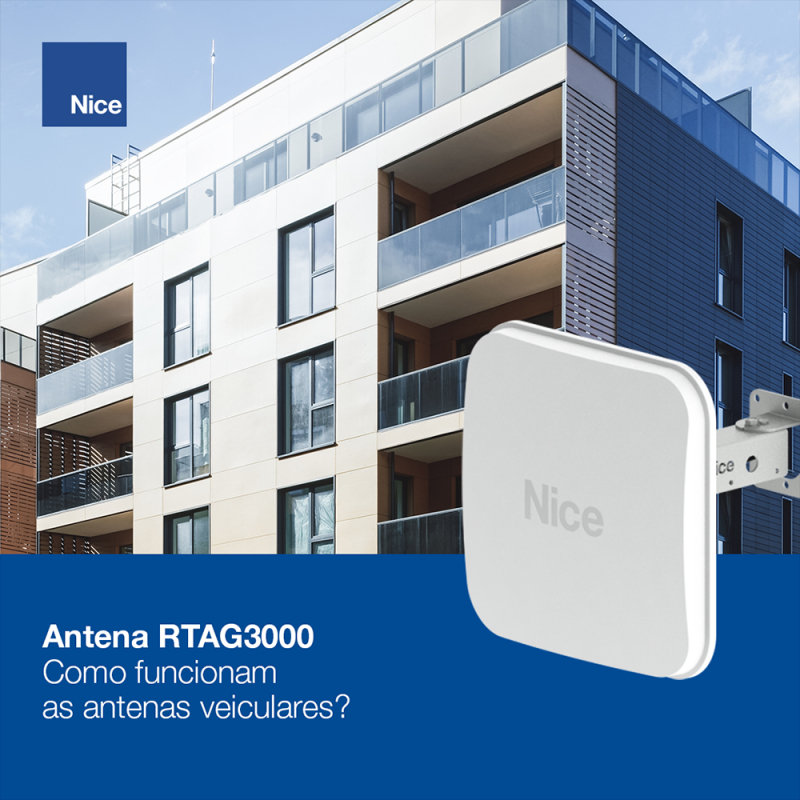 Antena Veicular Uhf RTAG3000 Nice Linear Hcs 915mhz